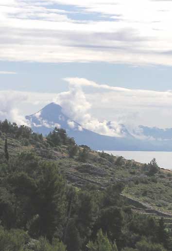 Biokovo Mountain, a view from Grabov Rat